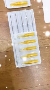 Bộ 5 kim xăm và ngòi  cho máy xăm vòng pin hay còn gọi là máy Coi