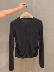 LUOSHAO | Elegant Design Slim Fit Long Sleeve Knit Cardigan