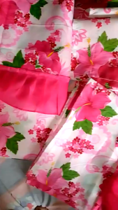 NEW CURTAIN gumamela or april DESIGN whole CURTAIN 60x72 INCH