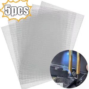 5PCS Car Bumper Stainless Steel Repair Net Plastic Crack Repair Mesh Net for Bumper Body Vents Welding Tools Car Accessories