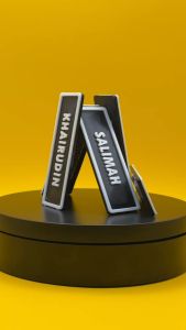 Name Tag 3D (Tanpa Jata) Eksklusif by Zul - Edisi Terhad - Premium Design