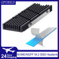 GPUHOLD Aluminum M.2 SSD Cooler NVME NGFF 2280 Hard Disk Heat Sinks With Thermal Pad for Desktop PC PS5 Radiator. 
