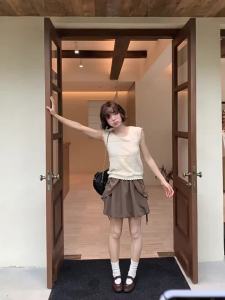 Summer New Small Size Pleated Skirt