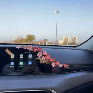 LUKSEN | 3D Spring Peach Design Car Decorative Accessory
