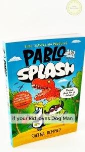 Age 7+ | Pablo and Splash Graphic Novel Series by Sheena Dempsey | Paperback Kids Book birthday gift idea comic