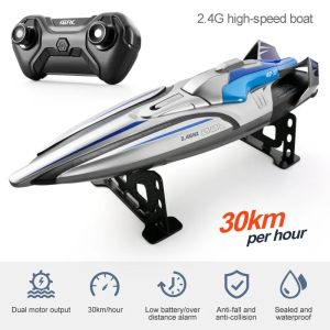 S1 RC Boat Wireless Electric Long Endurance High-Speed Racing Boat 2.4G Speedboat Water Model Children Toy