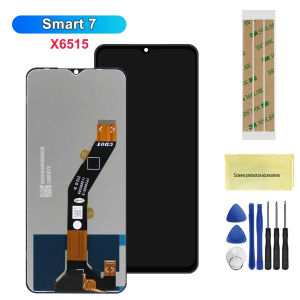 6.6 LCD Display Touch Screen Digitizer Assembly Replacement for Infinix Smart 7/7 HD X6515 X6516 - Complete Screen Replacement