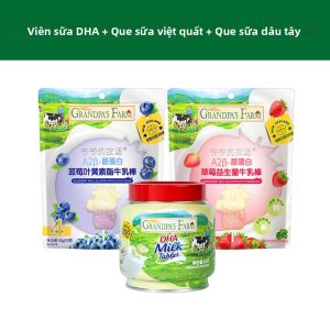Grandpas Farm | Bánh Snack Hương Sữa DHA Cao Canxi Cho Bé
