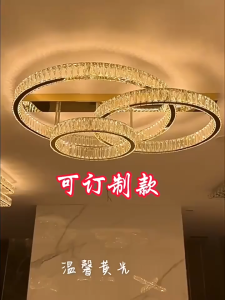 Lampu Kristal Modern K9 Emas Lampu Gantung Plafon Lampu Perlengkapan Lampu Ruang Tamu Kamar Tidur Ruang Makan Pencahayaan Rumah