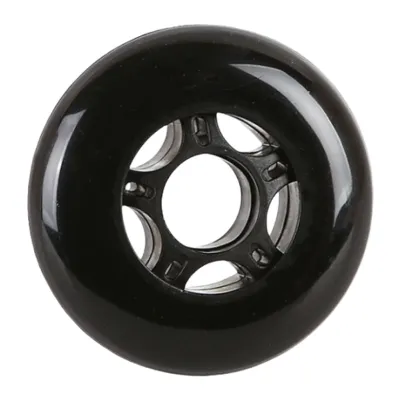 Bánh Xe Trượt Patin Bằng Cao Su PU Đen Một Hàng Dành Cho Giày Trượt Patin Xe Tay Ga Vali Đường Kính 72mm/76mm/80mm/84mm Phụ Tùng Thay Thế