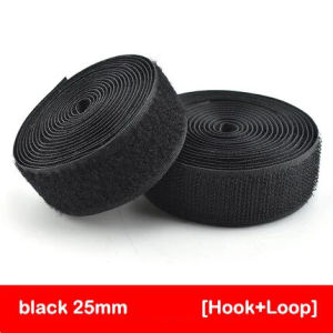 10Meter Heavy Duty Sew-on Hook and Loop Tape | Non-Adhesive Magic Nylon Fastener | Reusable Washable for Shoes Bags DIY Crafts