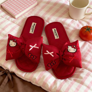 XIXITIAO | Slip-Resistant Bow Detail Slippers