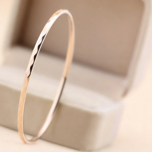 Elegant Minimalist Titanium Steel Bangle