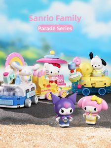 JINGGUAN | Bộ Lắp Ráp Nhân Vật Sanrio Parade Girls