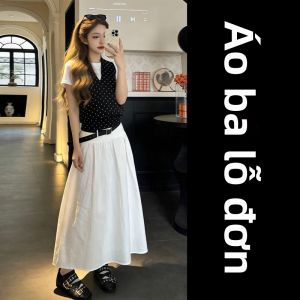 PEIZIXUAN | Đầm Chấm Bi Hàn Quốc Thời Trang