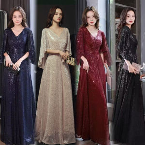 9Sbird Formal Evening Dress For Women Banquet Elegance Celebrity Host Annual Meeting Shiny High End Slim Prom Female Gown