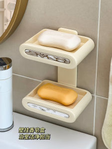 Punch-Free Wall-Mounted Soap Box & Double Layer Storage Rack: A Comprehensive Guide