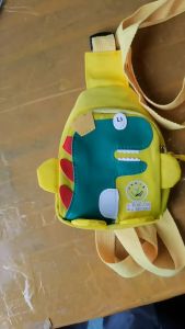 [SG READY STOCK] Childrens dinosaur chest bag New Lightweight Dinosaur backpack Fanny Pack Sling Bag Cut Boy Gift