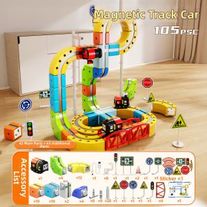MLZH | Magnetic Train Track Building Blocks