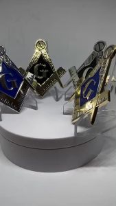 Square & Compass Cut Out Masonic Emblem Imported