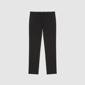 ICICLE | Thick Stretch Wool Gabardine Slim Fit Knitted Pants