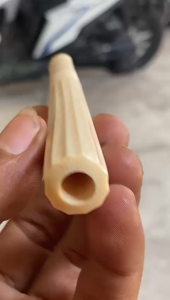 once pipa gg asli lokal panjang 13cm model blimbing bahan ngeju bening mulus