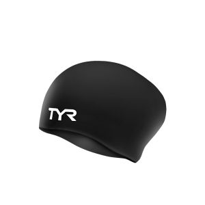 TYR | Ergonomic Ear Protection Swim Cap for Long Hair Adults Competition Waterproof Chlorine Resistant