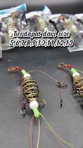 LIONS Bomb Hook 2 Layer with Bomb Spring Mata Pancing Bom Spring Mata Bom Matakail Fishing Bomb Pancing Kolam Spring Bomb