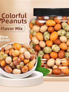 Multicolored Crispy Peanuts Classic Retro Snacks