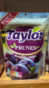 Date 03/27 Mận khô hữu cơ Taylor Mỹ 250g - Taylor Organic Plunes 250g