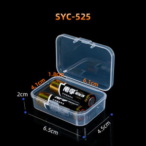 Mini Plastic Rectangular Storage Box Transparent Small Parts Organizer Tool Box Compact Container Household Storage Solution