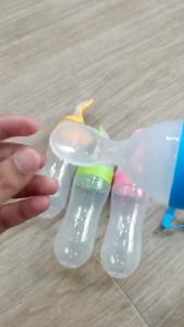 CODMALL Sendok Bayi Silikon botol sendok makan bayi R1217