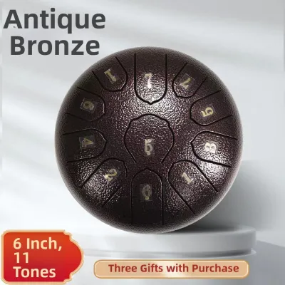 Carbon Steel Performance Level Childrens Tongue Drum 6 Inches