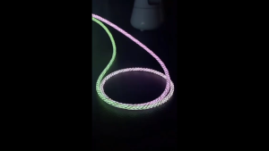 TMS - OSLO COMPANY RGB KABEL DATA CABLE CHARGER LED FAST CHARGING ANDROID IPHONE IOS USB C MICRO