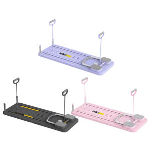 2025 NEW- Multifunctional Fitness Board Abdominal Board Non Slip Workout Board with Timer Push Up Board Foldable for Home Gym