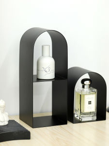 Minimalist Arch Decoration Ins Black and White Style Display Stand Iron Desktop Sundries Rack Creative Hallway Storage Rack