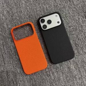 Official Carbon Fiber Pattern Magnetic Case for iPhone 17 Air Pro Max 17Pro 17Promax For Magsafe Wireless Charging Thin Funda