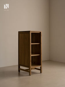NONG HOME | Minimalist Wooden Nordic Style Bookcase Living Room Storage Cabinet