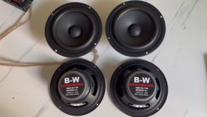 Loa rời bass 12 B-W từ 80 coil 19 toàn vành 14.5cm gân cao su - GIÁ 1 LOA