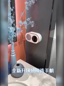 Wall Mounted Automatic Soap Dispenser with Large Capacity Non-contact Rechargeable Sensor Kitchen with LED Intelligence Cleaning