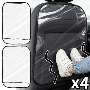 Car Seat Kick Guard PVC Waterproof Anti Mud Protector Pad Large Size Backrest Cover Automotive Interior Protective Accessories