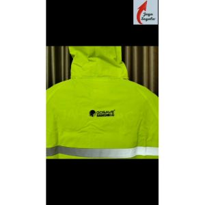 Jas hujan setelan baju celana safety industrial Mantel hujan proyek Raingard anti rembes