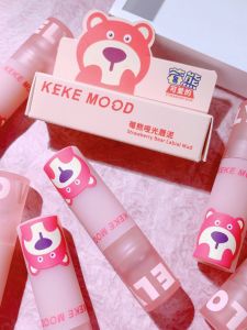 Son Môi Strawberrie Bear Velvet Matte Long-Lasting Non-Stick Cup Affordable White-Lifting Lipstick for Students