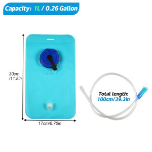 1PCS Lightweight Hydration Backpack - Insulated Water Bladder Pack for CyclingHikingRunning- Adjustable Design for Men & Women