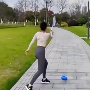 แท่นฝึกซ้อมเทนนิสแบบพับเก็บได้ พร้อมลูกเทนนิสในชุด ฝึกตีได้ทุกวันไม่ต้องหาคู่ซ้อม EX0050