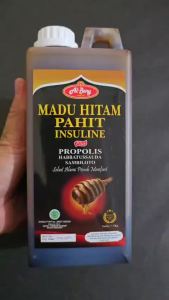 Madu Super Hitam Pahit Plus Herbal insulinMahoniSambilotoBrotowali Nett 1000gr