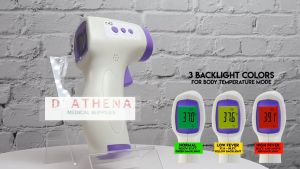 D ATHENA - Non Contact Thermometer Gun Forehead/Object LCD  for Child and Adults