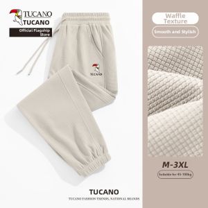 TUCANO | Waffle Fabric Drape Elegant Jogger Pants