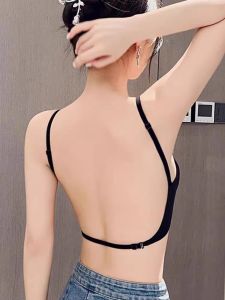 Áo Ngực Không Dây Kiểu Chữ U Liền Thân Gợi Cảm Cho Nữ Mùa Hè Không Khóa Cài Kiểu Dáng Bó Sát Không Gọng Thép Kiểu Dáng Dây Đeo Đôi Có Thể Tháo Rời