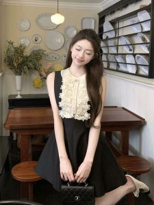 CHOUXIE | Stylish French Style Summer Dresses Black